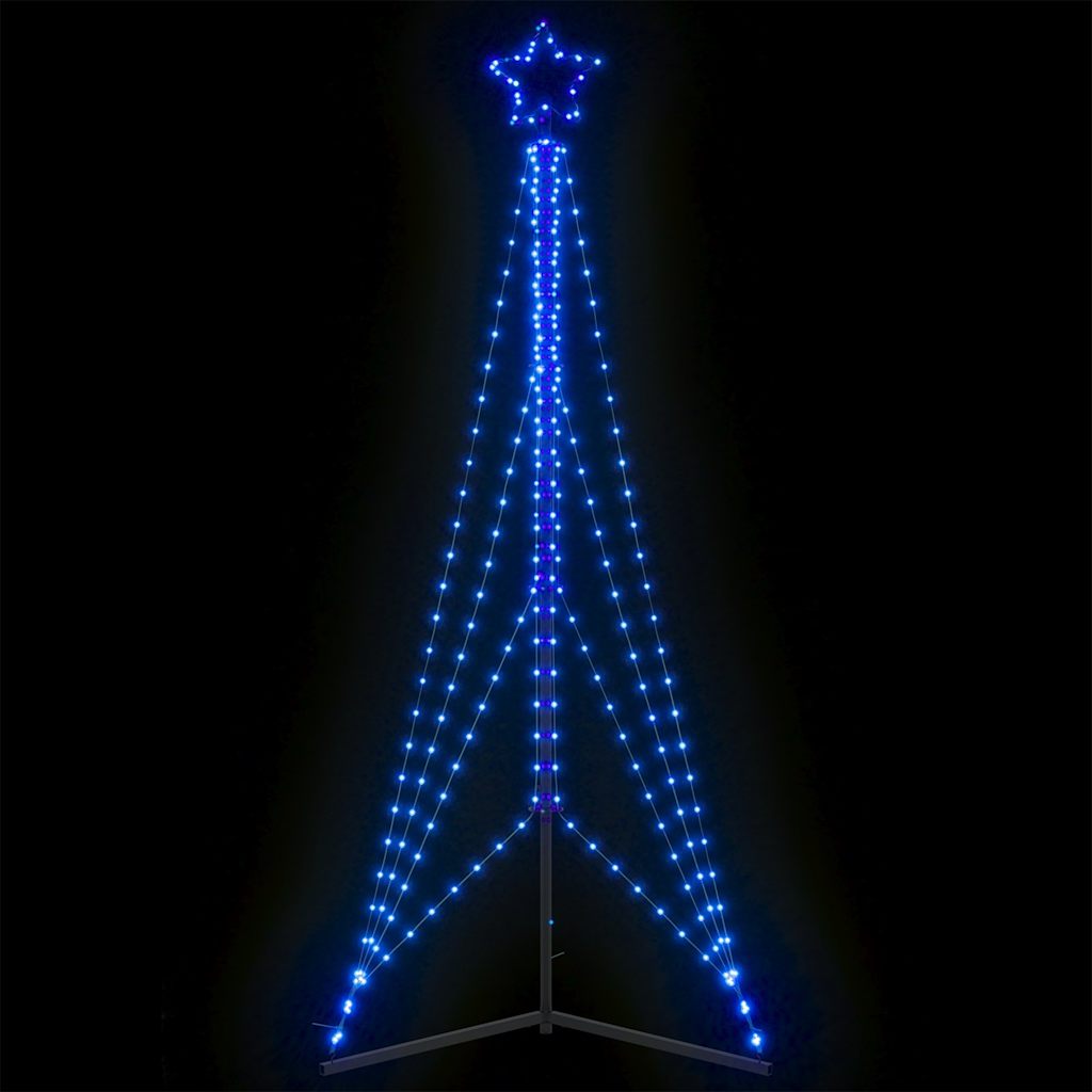 vidaXL Pom de Crăciun LED 483 LED-uri Albastru 240 cm