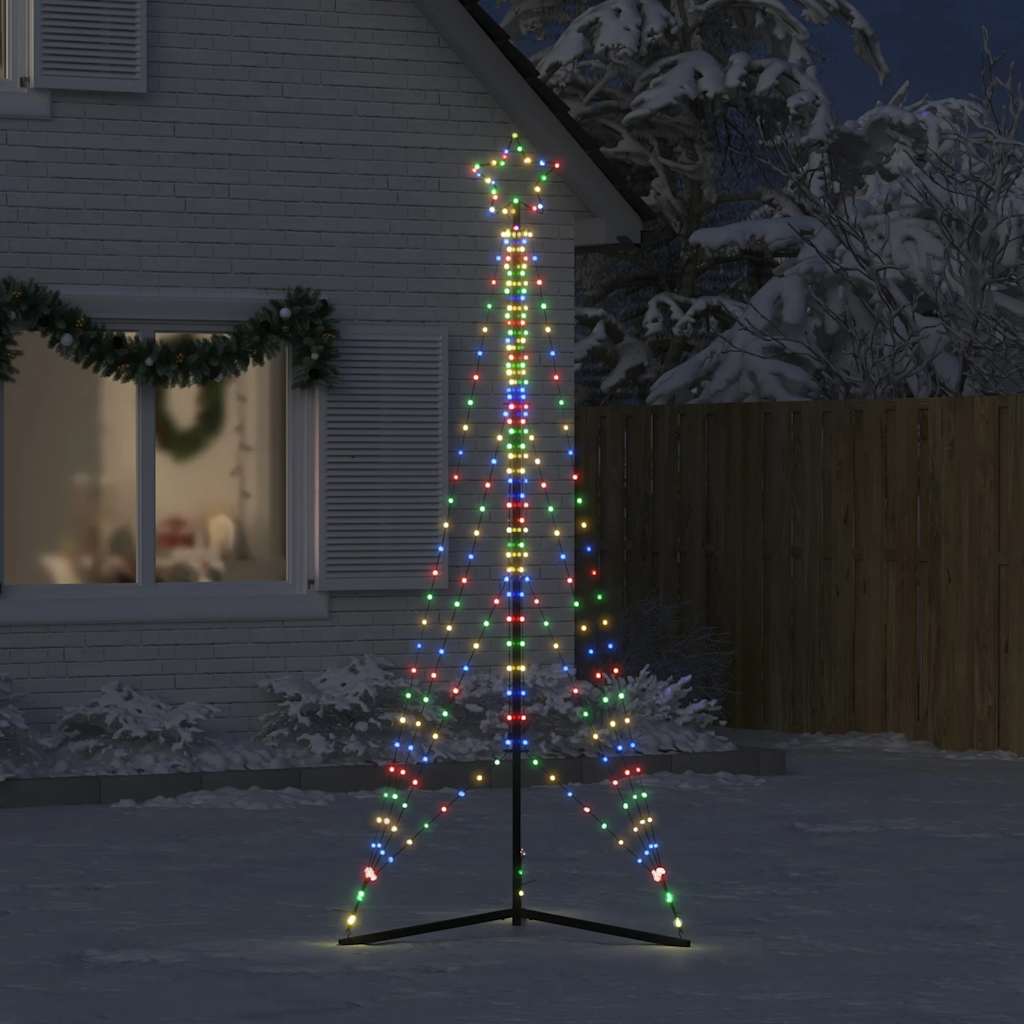 vidaXL Pom de Crăciun LED 483 LED-uri colorate 240 cm vidaXL Pom de Crăciun LED 483 LED-uri colorate 240 cm