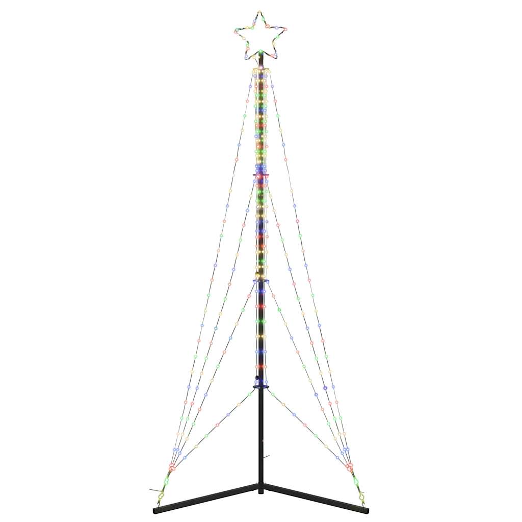 vidaXL Pom de Crăciun LED 483 LED-uri colorate 240 cm vidaXL Pom de Crăciun LED 483 LED-uri colorate 240 cm