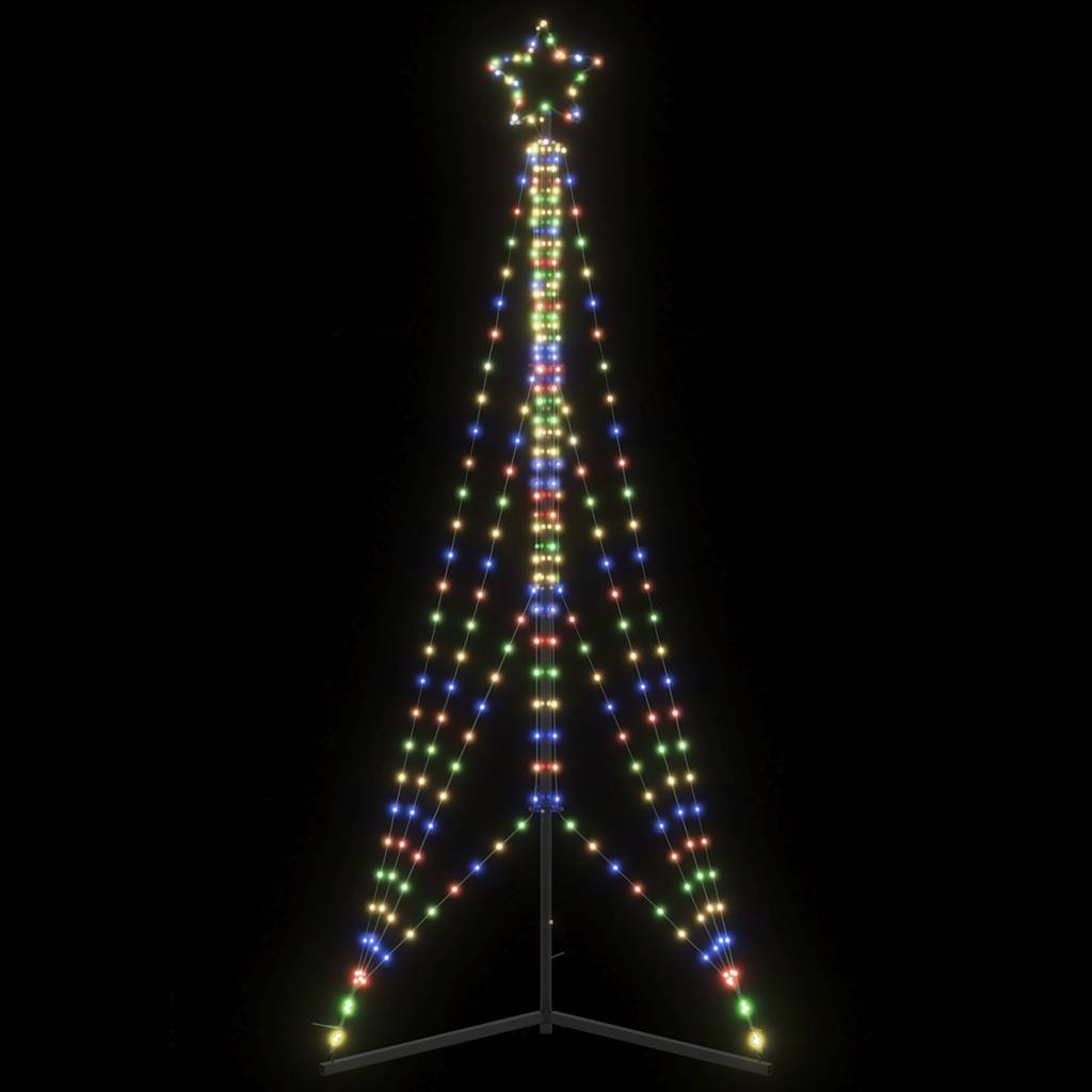 vidaXL Pom de Crăciun LED 483 LED-uri colorate 240 cm vidaXL Pom de Crăciun LED 483 LED-uri colorate 240 cm