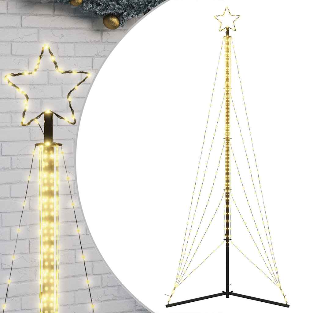 vidaXL Pom de Crăciun LED 525 LED-uri Alb Cald 302 cm vidaXL Pom de Crăciun LED 525 LED-uri Alb Cald 302 cm