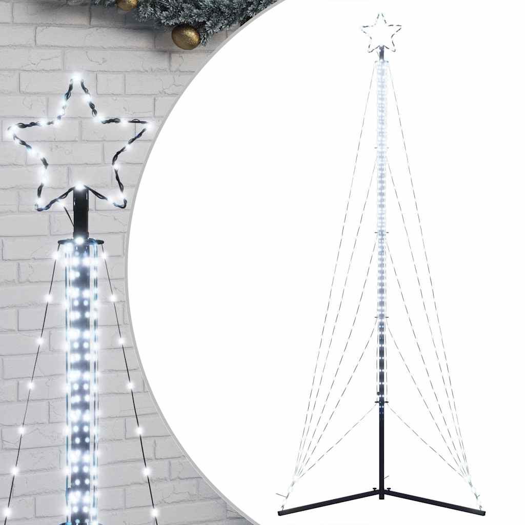 vidaXL Pom de Crăciun LED 525 LED-uri Alb Rece 302 cm vidaXL Pom de Crăciun LED 525 LED-uri Alb Rece 302 cm
