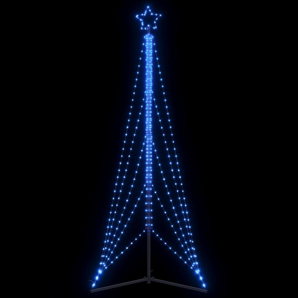vidaXL Pom de Crăciun LED 525 LED-uri Albastru 302 cm vidaXL Pom de Crăciun LED 525 LED-uri Albastru 302 cm