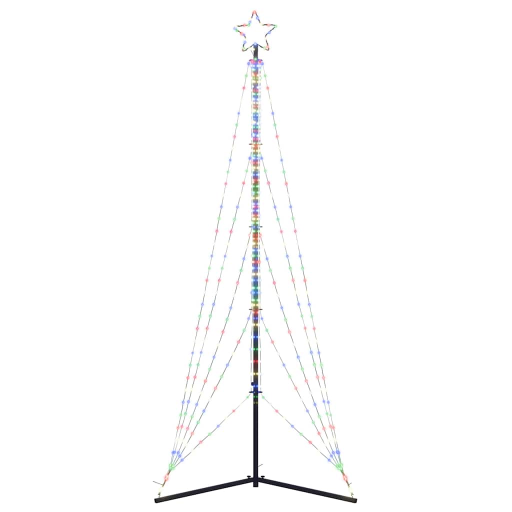 vidaXL Pom de Crăciun LED 525 LED-uri colorate 302 cm vidaXL Pom de Crăciun LED 525 LED-uri colorate 302 cm