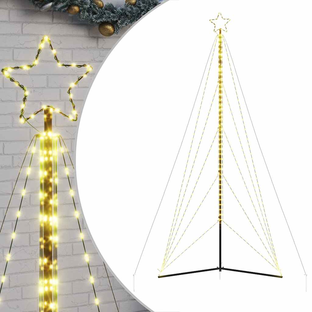 vidaXL Pom de Crăciun LED 615 LED-uri Alb Cald 404,5 cm vidaXL Pom de Crăciun LED 615 LED-uri Alb Cald 404,5 cm