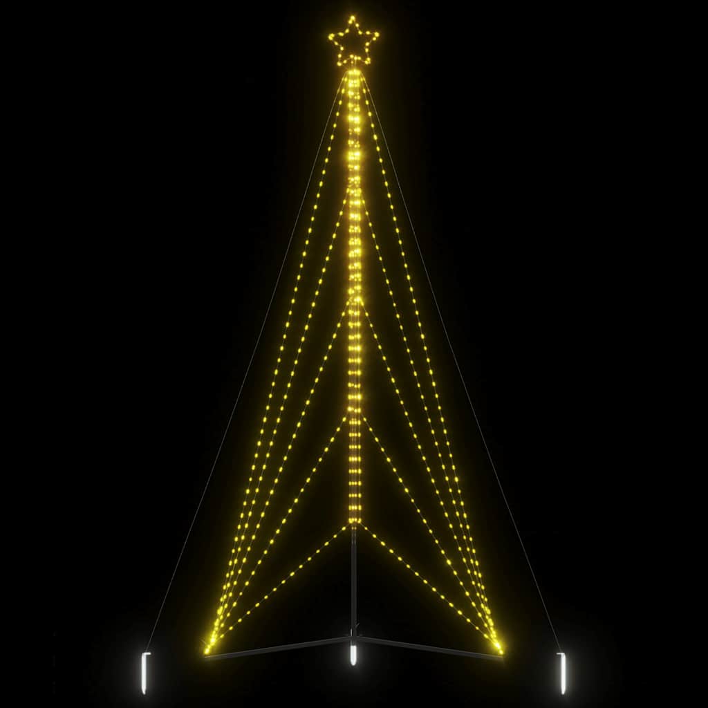 vidaXL Pom de Crăciun LED 615 LED-uri Alb Cald 404,5 cm vidaXL Pom de Crăciun LED 615 LED-uri Alb Cald 404,5 cm