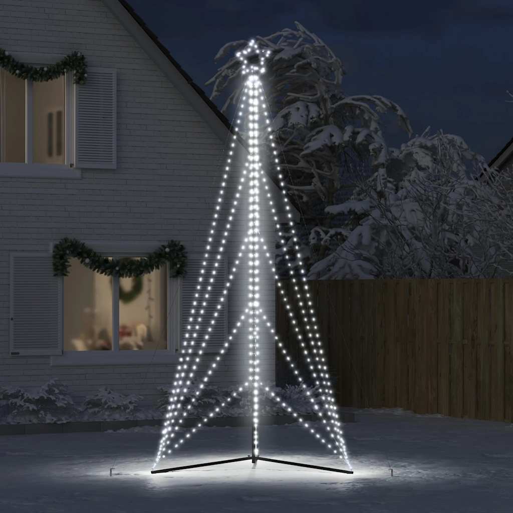 vidaXL Pom de Crăciun LED 615 LED-uri Alb Rece 404,5 cm vidaXL Pom de Crăciun LED 615 LED-uri Alb Rece 404,5 cm