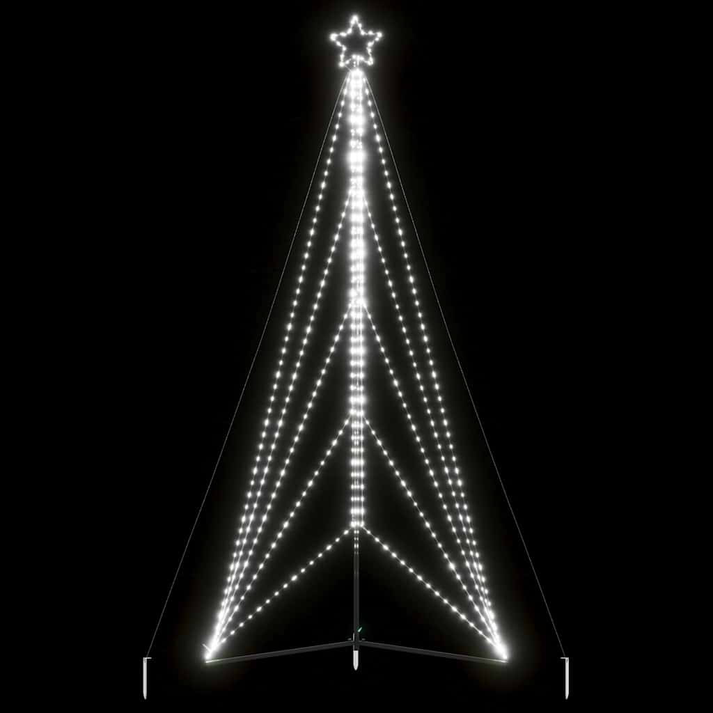vidaXL Pom de Crăciun LED 615 LED-uri Alb Rece 404,5 cm vidaXL Pom de Crăciun LED 615 LED-uri Alb Rece 404,5 cm