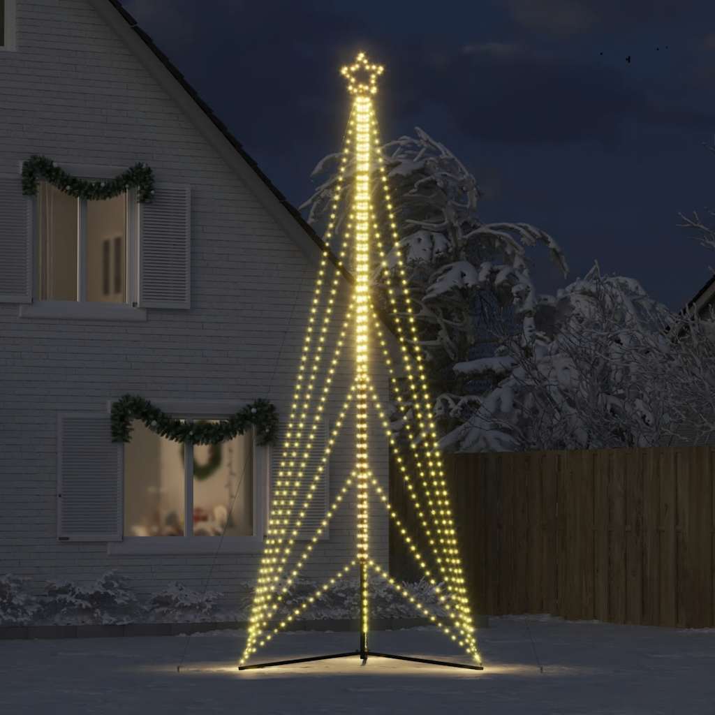 vidaXL Pom de Crăciun LED 861 LED-uri Alb Cald 478 cm vidaXL Pom de Crăciun LED 861 LED-uri Alb Cald 478 cm