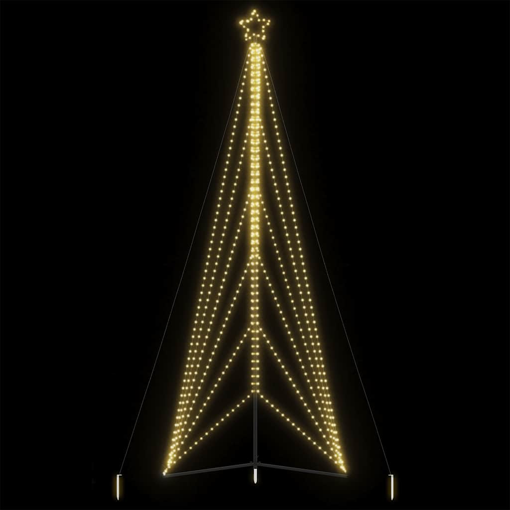 vidaXL Pom de Crăciun LED 861 LED-uri Alb Cald 478 cm vidaXL Pom de Crăciun LED 861 LED-uri Alb Cald 478 cm