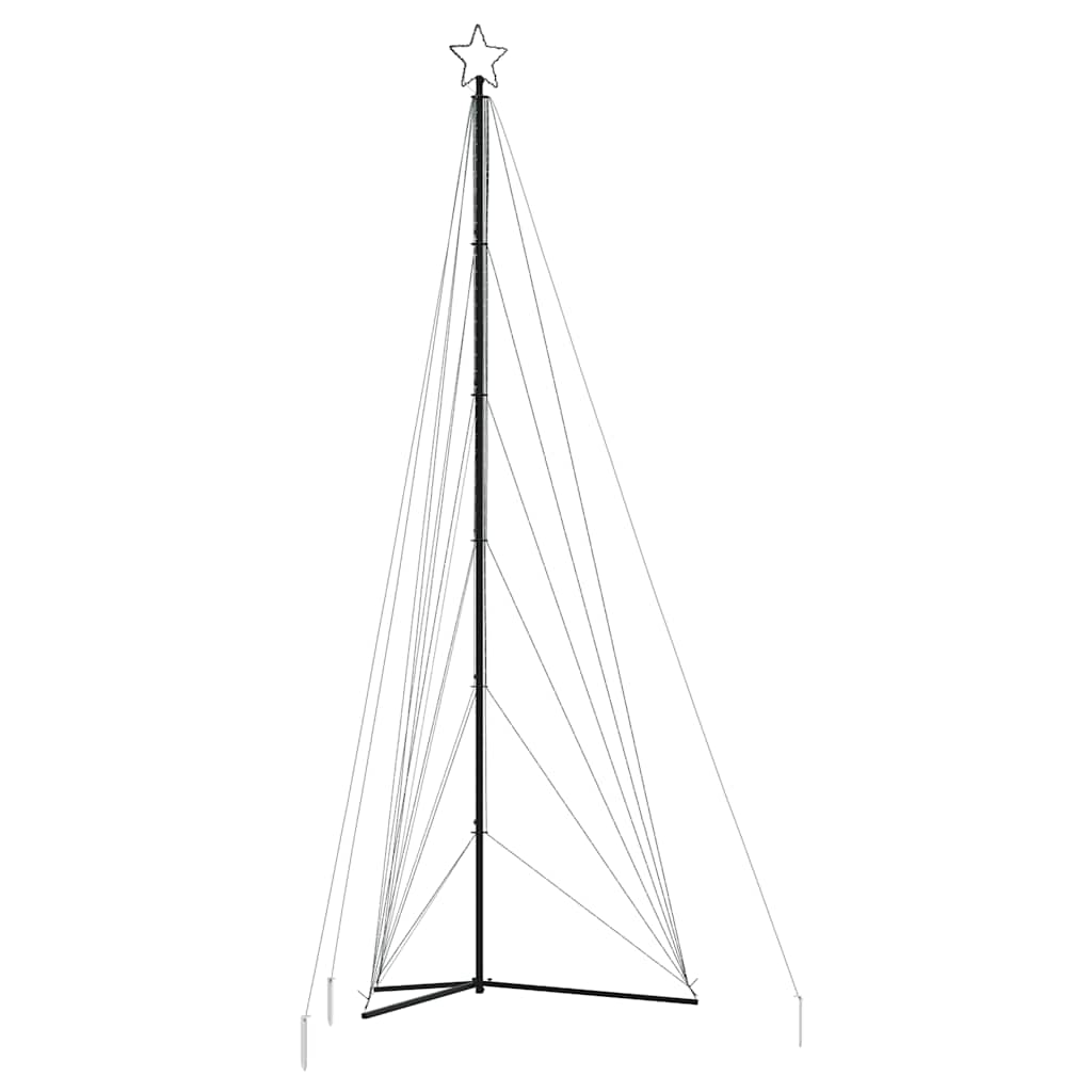 vidaXL Pom de Crăciun LED 861 LED-uri Alb Rece 478 cm