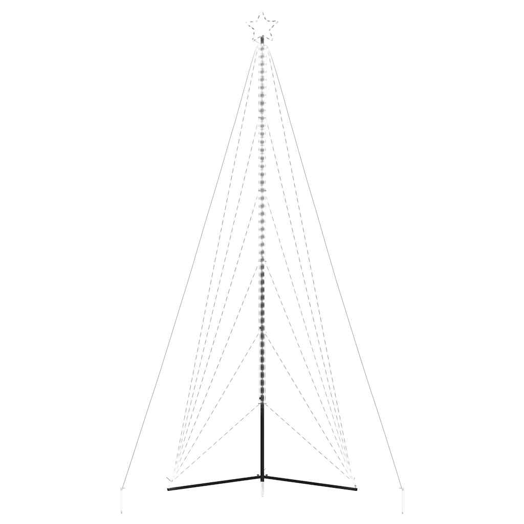 vidaXL Pom de Crăciun LED 861 LED-uri Alb Rece 478 cm