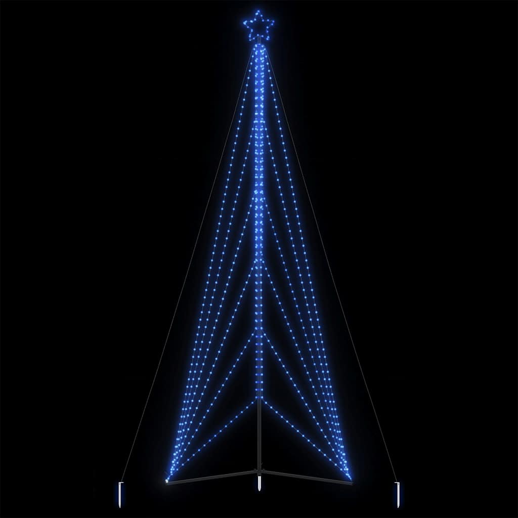 vidaXL Pom de Crăciun LED 861 LED-uri Albastru 478 cm vidaXL Pom de Crăciun LED 861 LED-uri Albastru 478 cm