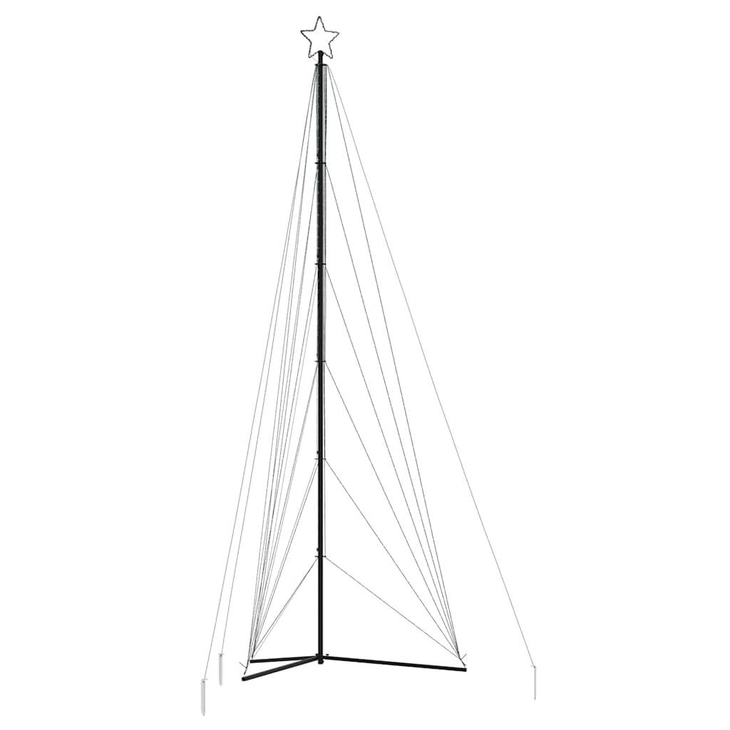 vidaXL Pom de Crăciun LED 861 LED-uri colorate 478 cm