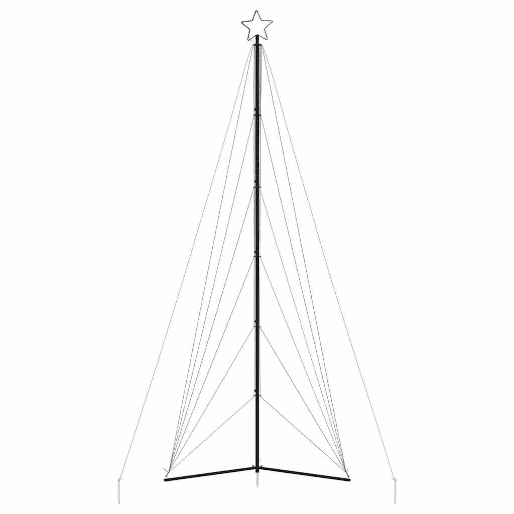 vidaXL Pom de Crăciun LED 861 LED-uri colorate 478 cm