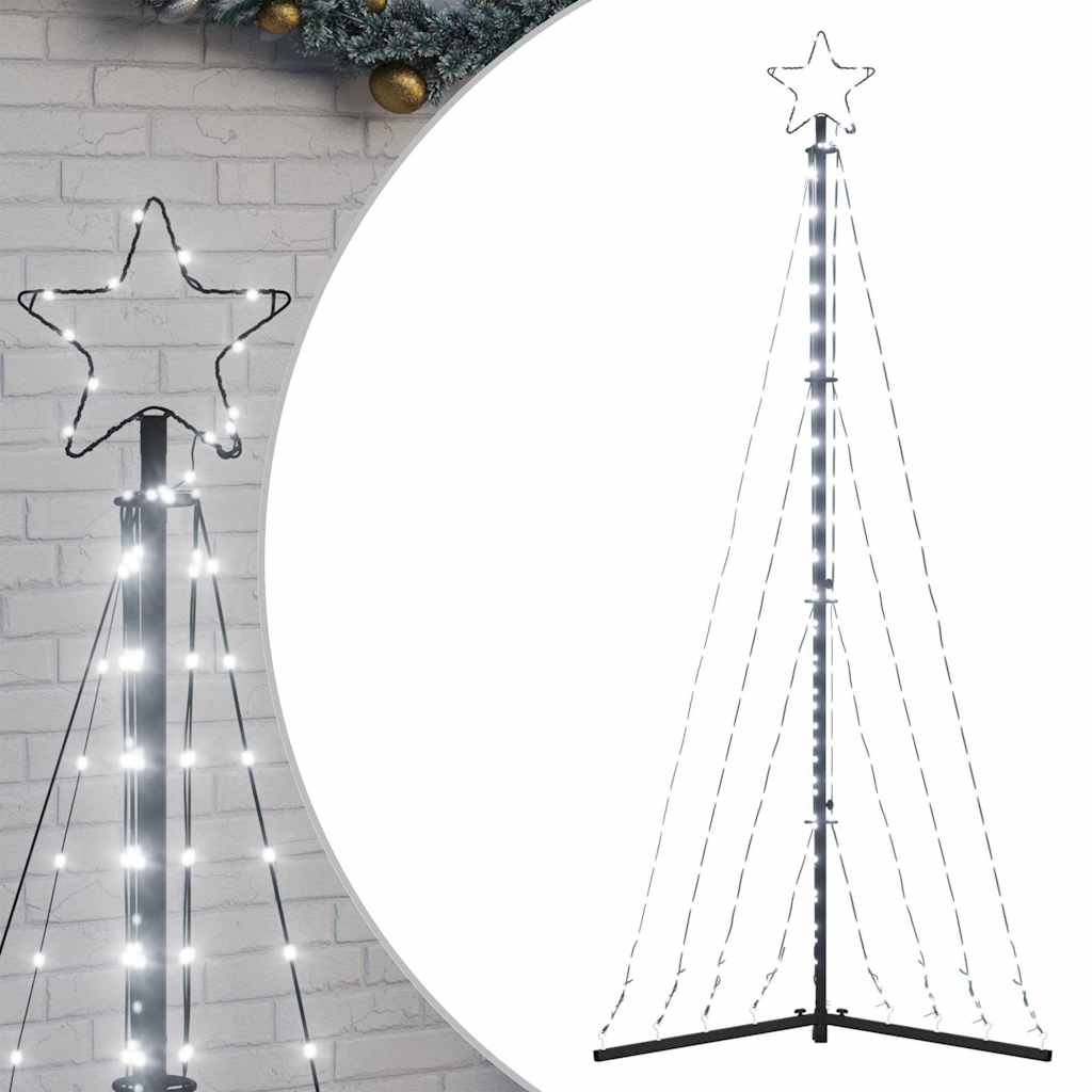 vidaXL Pom de Crăciun LED 339 LED-uri Alb Rece 187 cm