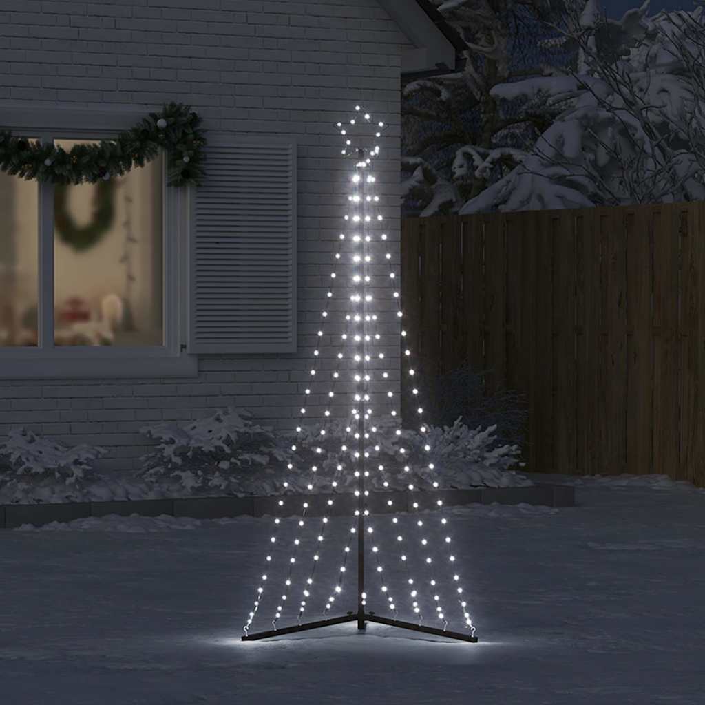 vidaXL Pom de Crăciun LED 339 LED-uri Alb Rece 187 cm