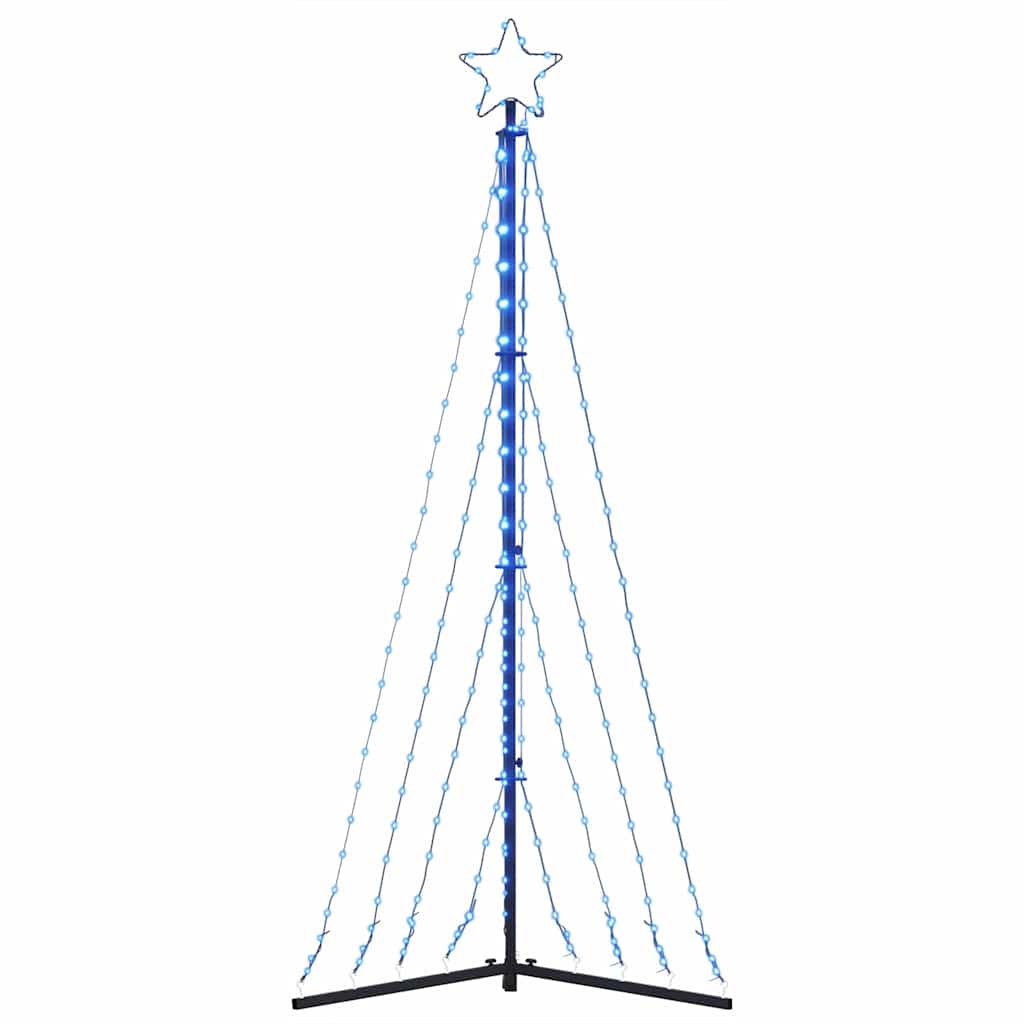 vidaXL Pom de Crăciun LED 339 LED-uri Albastru 187 cm vidaXL Pom de Crăciun LED 339 LED-uri Albastru 187 cm