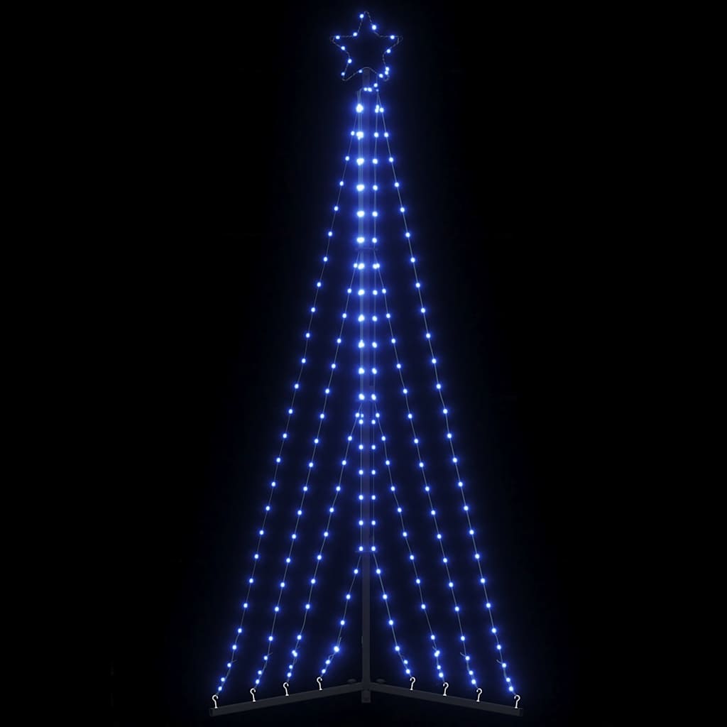 vidaXL Pom de Crăciun LED 339 LED-uri Albastru 187 cm vidaXL Pom de Crăciun LED 339 LED-uri Albastru 187 cm