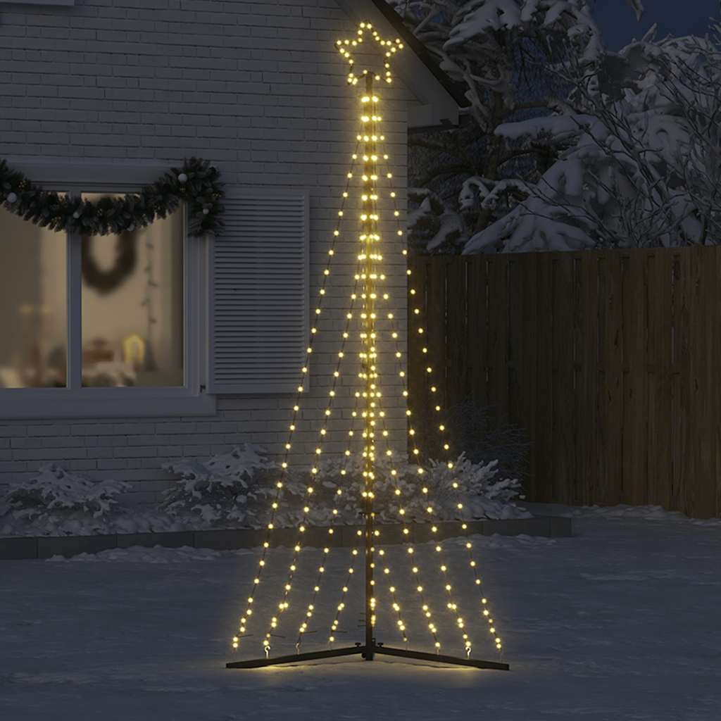 vidaXL Pom de Crăciun LED 447 LED-uri Alb Cald 249 cm vidaXL Pom de Crăciun LED 447 LED-uri Alb Cald 249 cm