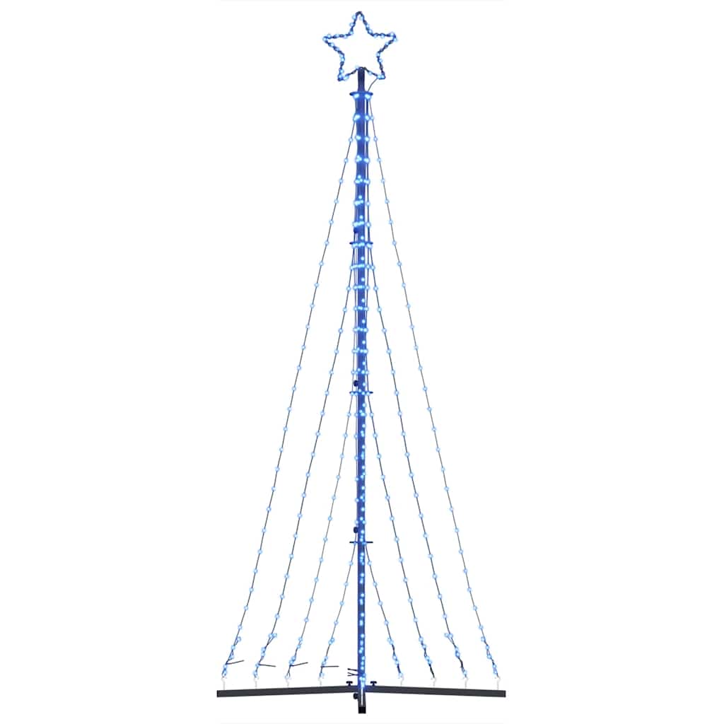 vidaXL Pom de Crăciun LED 447 LED-uri Albastru 249 cm vidaXL Pom de Crăciun LED 447 LED-uri Albastru 249 cm