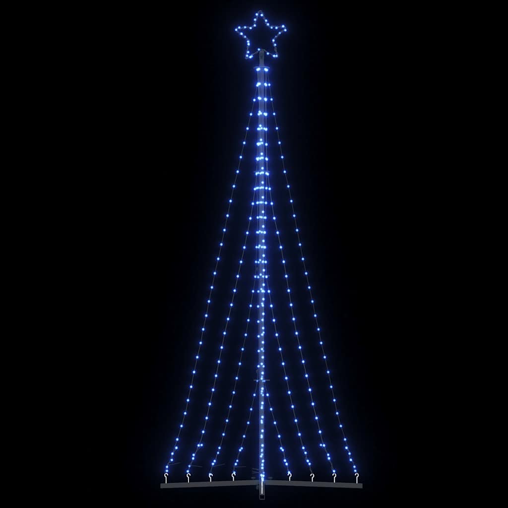 vidaXL Pom de Crăciun LED 447 LED-uri Albastru 249 cm vidaXL Pom de Crăciun LED 447 LED-uri Albastru 249 cm