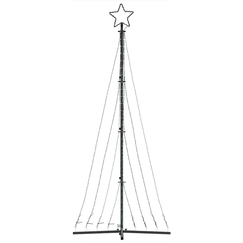 vidaXL Pom de Crăciun LED 447 LED-uri colorate 249 cm
