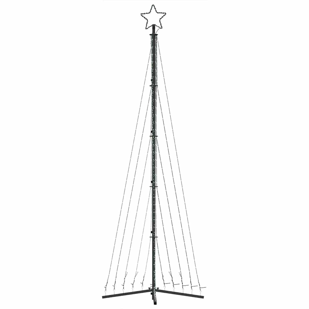 vidaXL Pom de Crăciun LED 495 LED-uri Alb Cald 300,5 cm