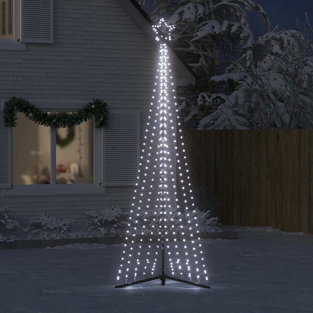 vidaXL Pom de Crăciun LED 495 LED-uri Alb Rece 300,5 cm vidaXL Pom de Crăciun LED 495 LED-uri Alb Rece 300,5 cm