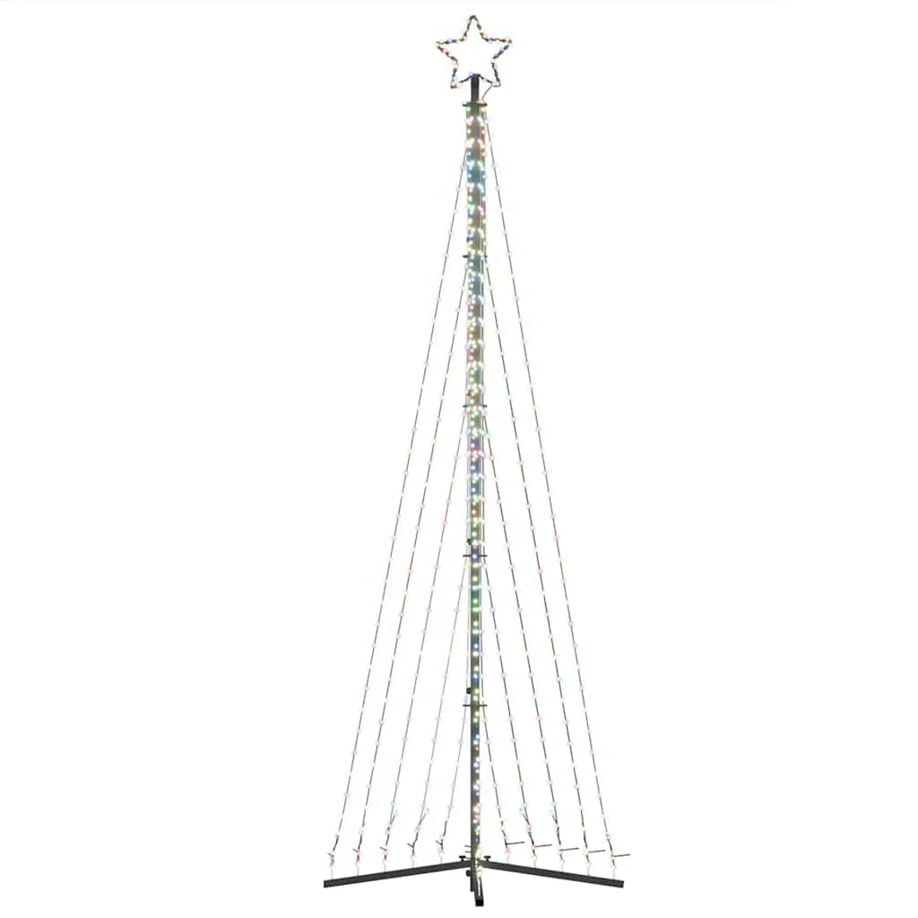 vidaXL Pom de Crăciun LED 495 LED-uri colorate 300,5 cm vidaXL Pom de Crăciun LED 495 LED-uri colorate 300,5 cm