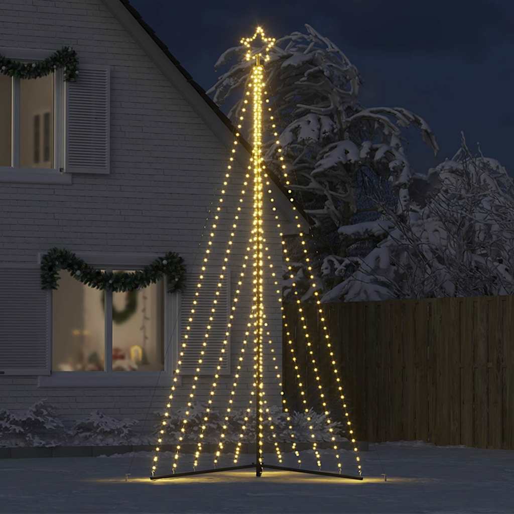 vidaXL Pom de Crăciun LED 570 LED-uri Alb Cald 399 cm vidaXL Pom de Crăciun LED 570 LED-uri Alb Cald 399 cm