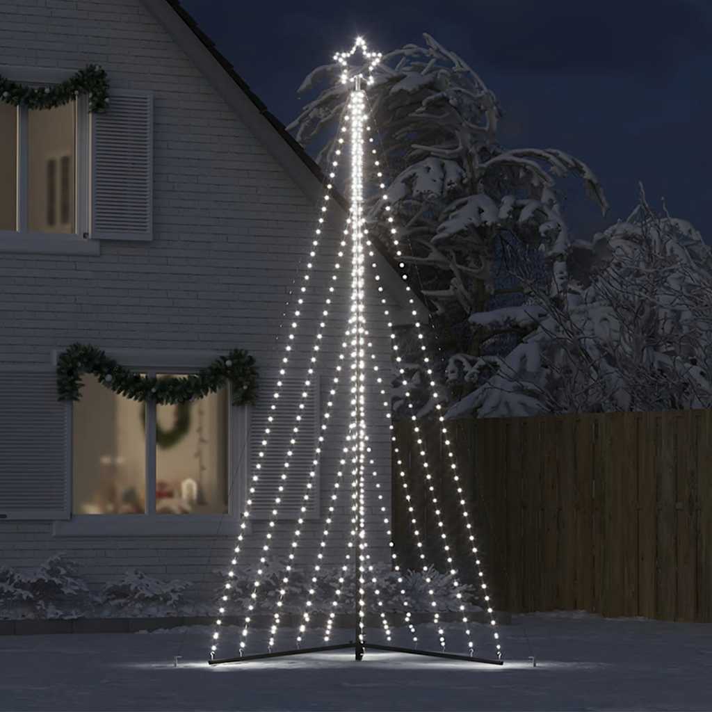 vidaXL Pom de Crăciun LED 570 LED-uri Alb Rece 399 cm vidaXL Pom de Crăciun LED 570 LED-uri Alb Rece 399 cm