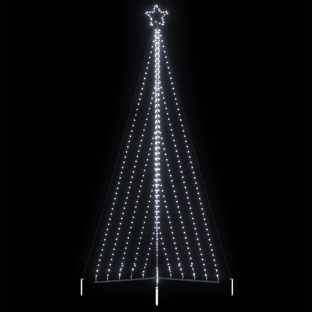 vidaXL Pom de Crăciun LED 570 LED-uri Alb Rece 399 cm vidaXL Pom de Crăciun LED 570 LED-uri Alb Rece 399 cm
