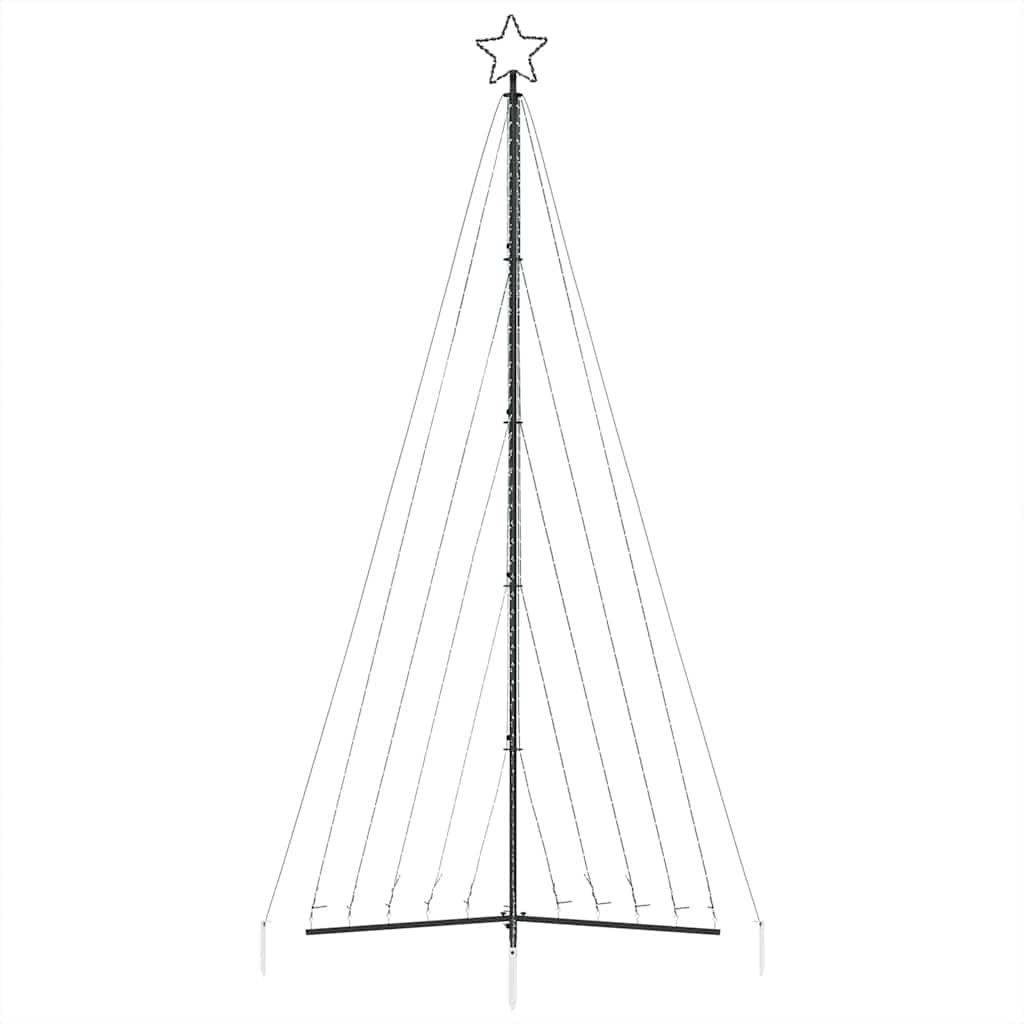 vidaXL Pom de Crăciun LED 570 LED-uri Albastru 399 cm vidaXL Pom de Crăciun LED 570 LED-uri Albastru 399 cm
