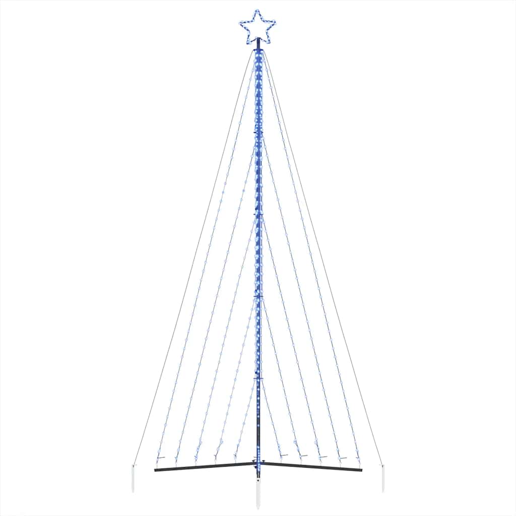 vidaXL Pom de Crăciun LED 570 LED-uri Albastru 399 cm vidaXL Pom de Crăciun LED 570 LED-uri Albastru 399 cm