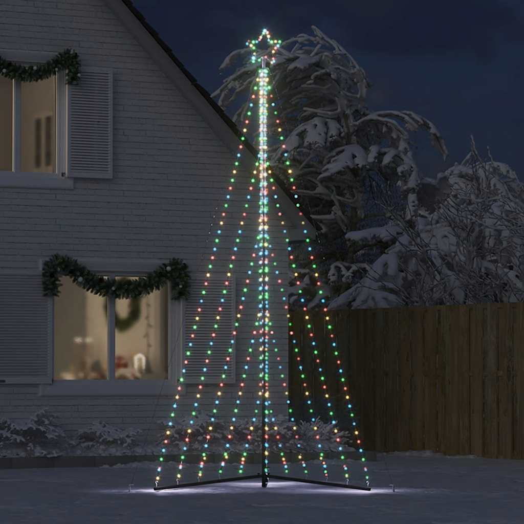 vidaXL Pom de Crăciun LED 570 LED-uri colorate 399 cm