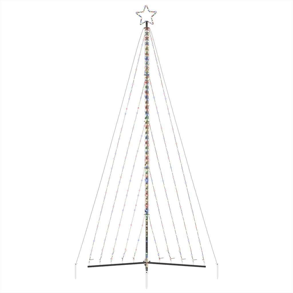 vidaXL Pom de Crăciun LED 570 LED-uri colorate 399 cm
