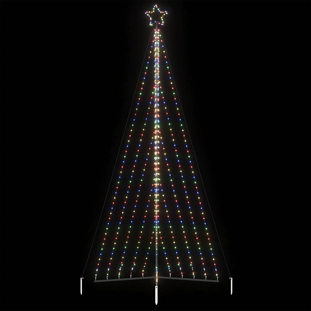 vidaXL Pom de Crăciun LED 570 LED-uri colorate 399 cm