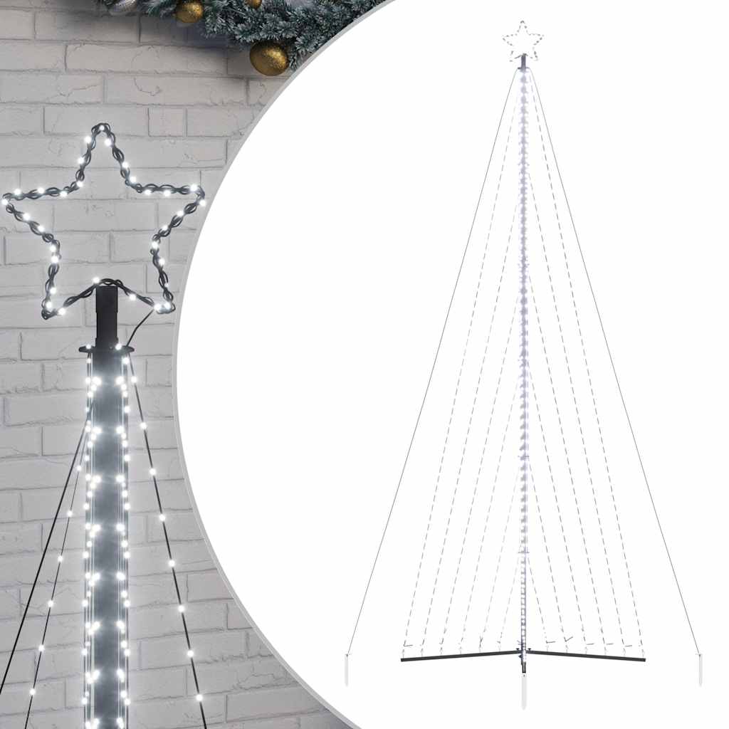 vidaXL Pom de Crăciun LED 789 LED-uri Alb Rece 476 cm vidaXL Pom de Crăciun LED 789 LED-uri Alb Rece 476 cm