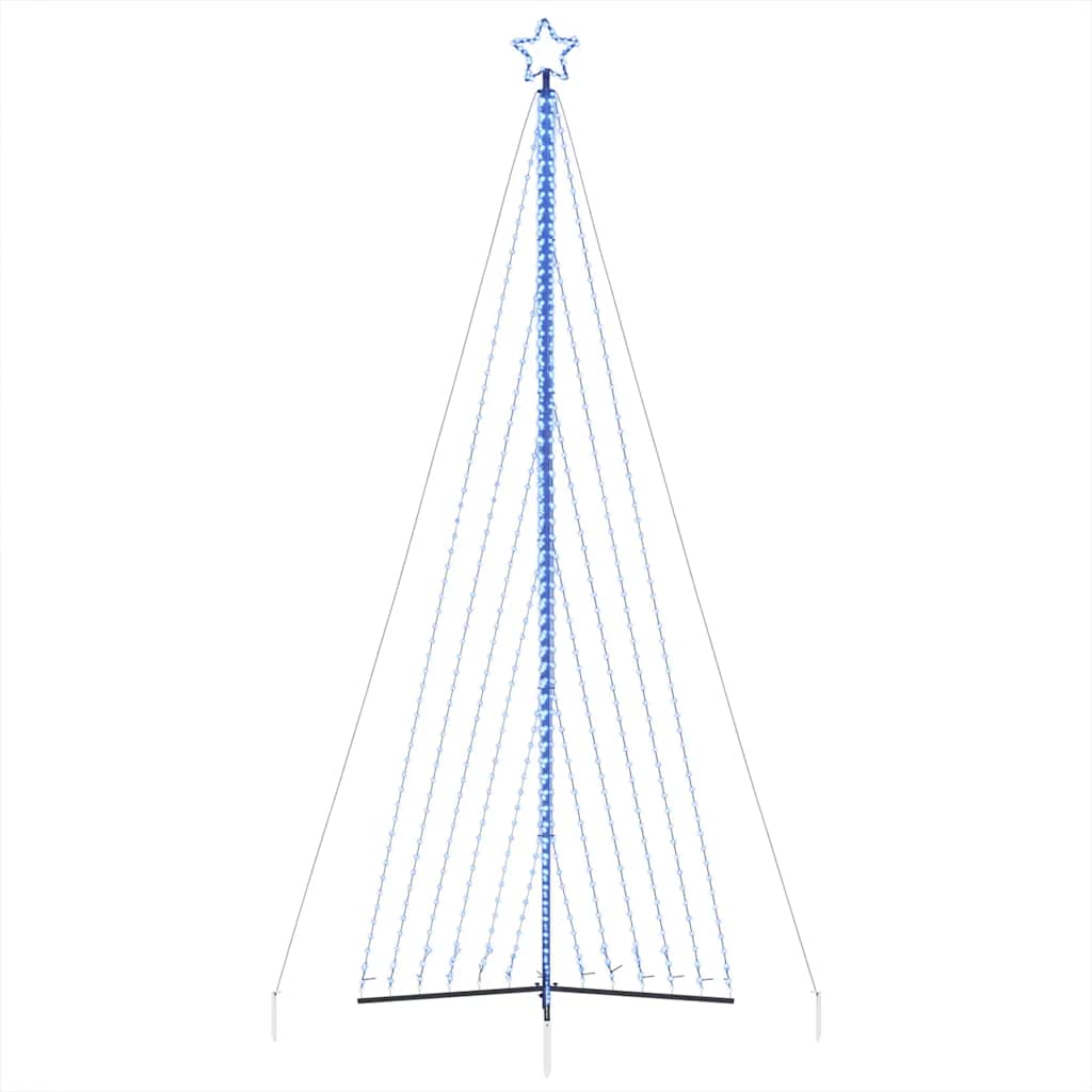 vidaXL Pom de Crăciun LED 789 LED-uri Albastru 476 cm
