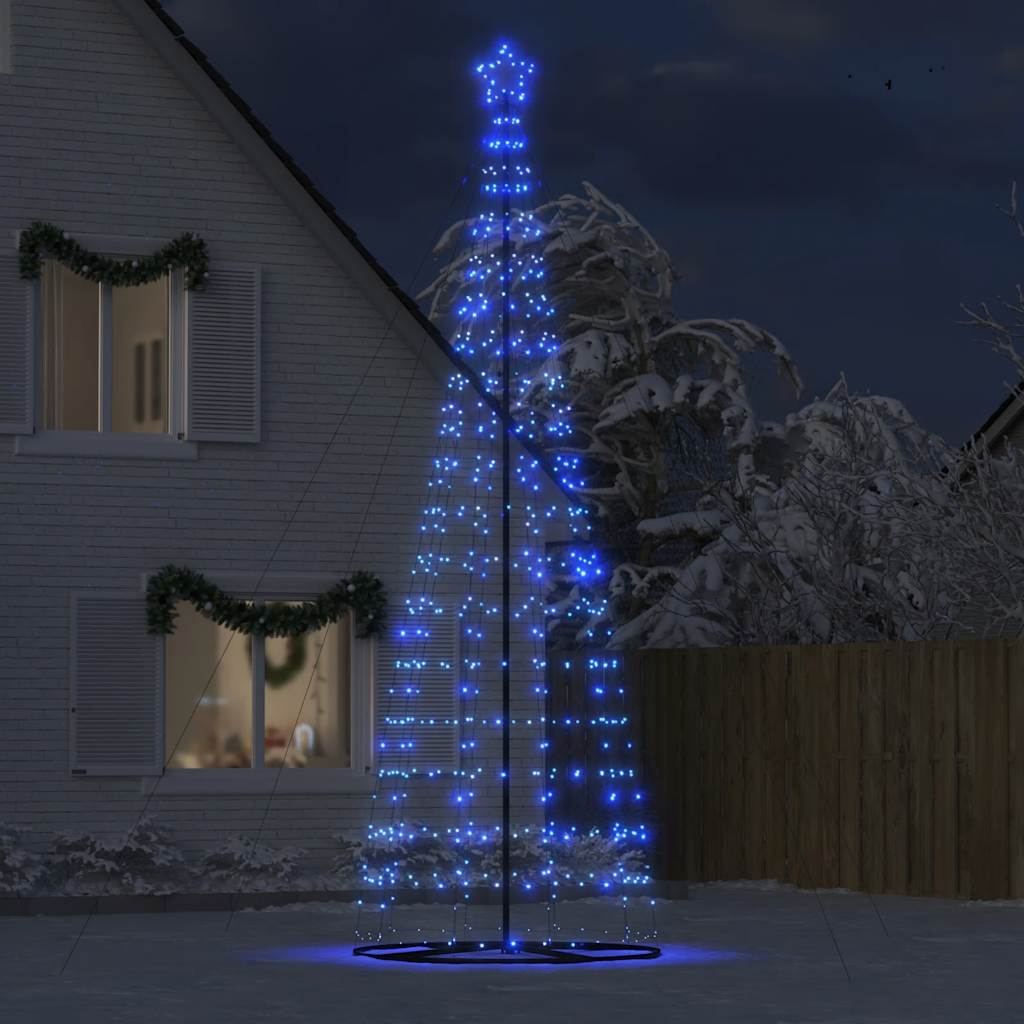 vidaXL Pom de Crăciun LED 1534 LED-uri Albastru 503 cm vidaXL Pom de Crăciun LED 1534 LED-uri Albastru 503 cm