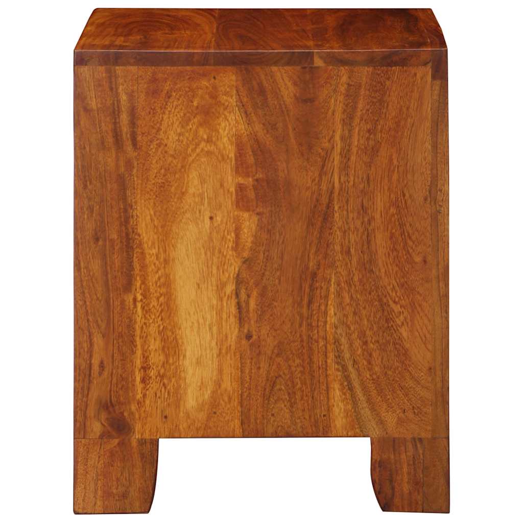 vidaXL Noptiera 2 buc 40x35x45 cm lemn masiv de salcam