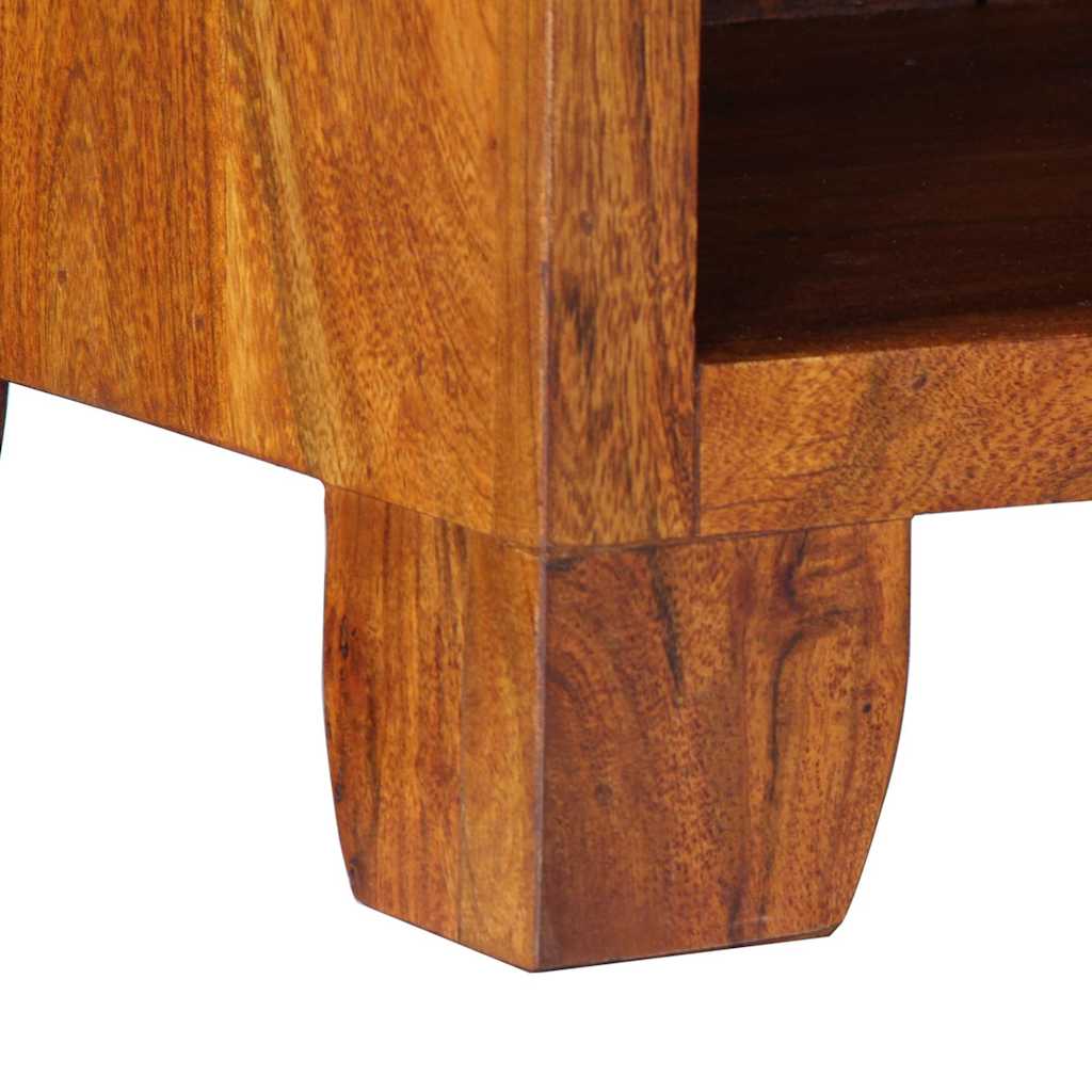 vidaXL Noptiera 2 buc 40x35x45 cm lemn masiv de salcam