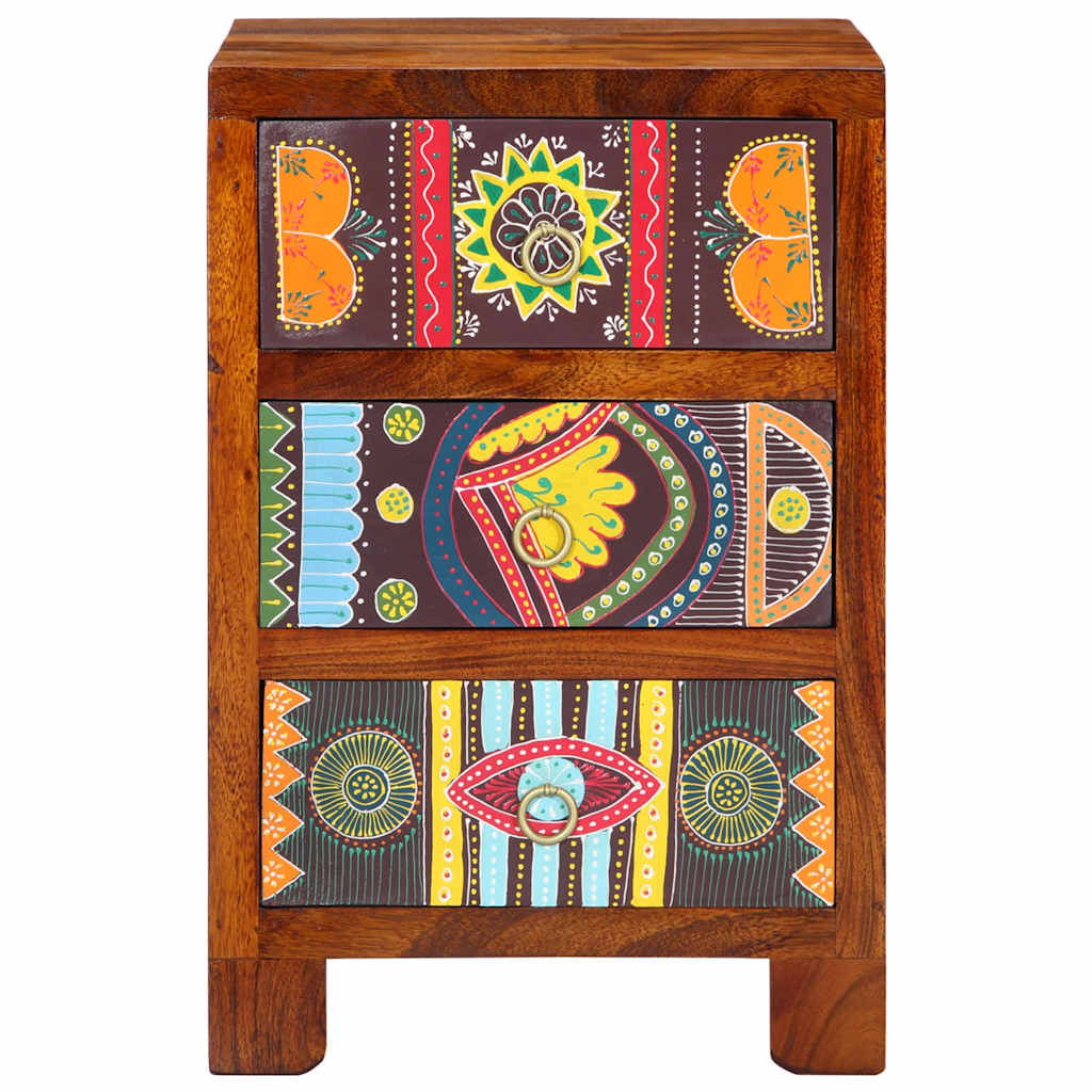 vidaXL Noptiera 40x40x60 cm din lemn masiv de salcam vidaXL Noptiera 40x40x60 cm din lemn masiv de salcam