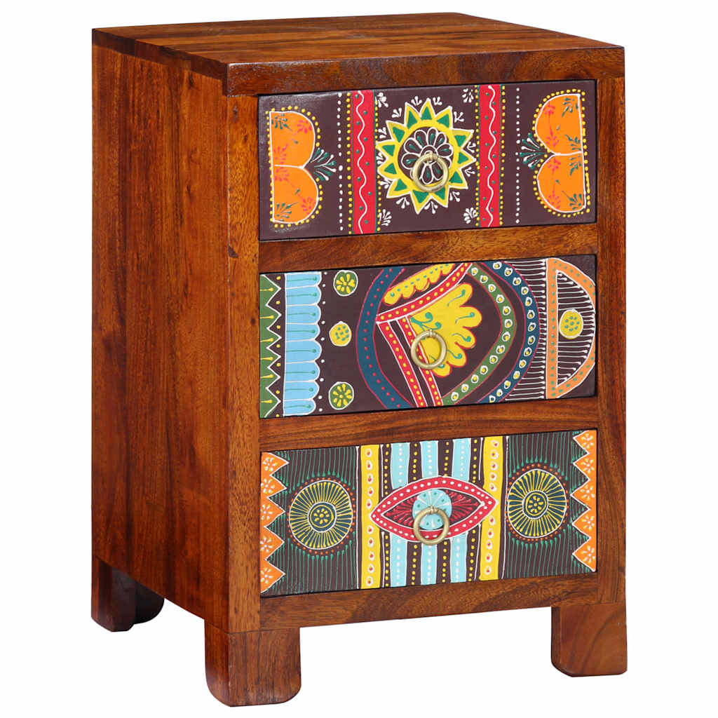 vidaXL Noptiera 40x40x60 cm din lemn masiv de salcam vidaXL Noptiera 40x40x60 cm din lemn masiv de salcam