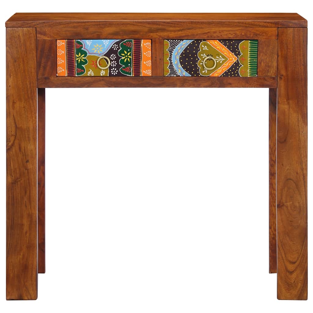vidaXL Consolă 80x35x75 cm din lemn masiv de salcâm vidaXL Consolă 80x35x75 cm din lemn masiv de salcâm