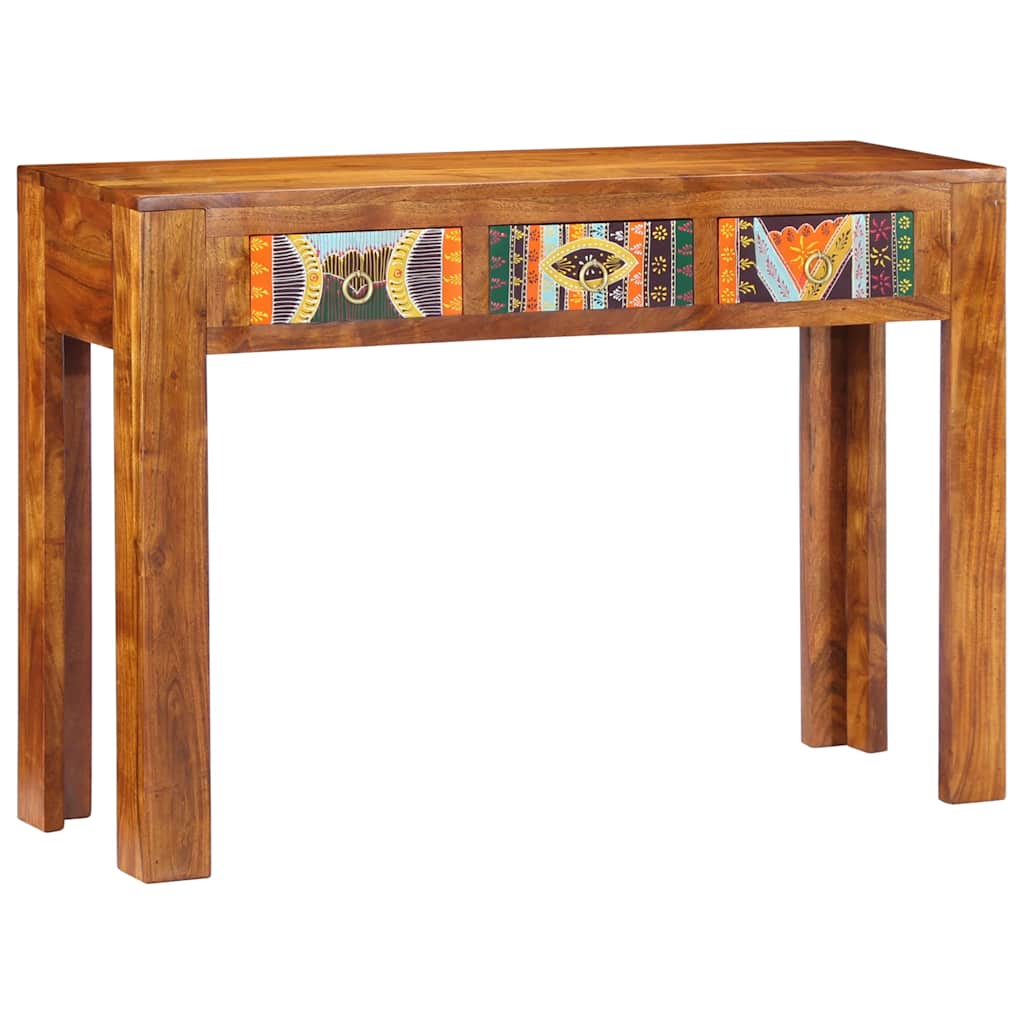 vidaXL Masă consolă, 110x35x75 cm, lemn masiv de acacia vidaXL Masă consolă, 110x35x75 cm, lemn masiv de acacia