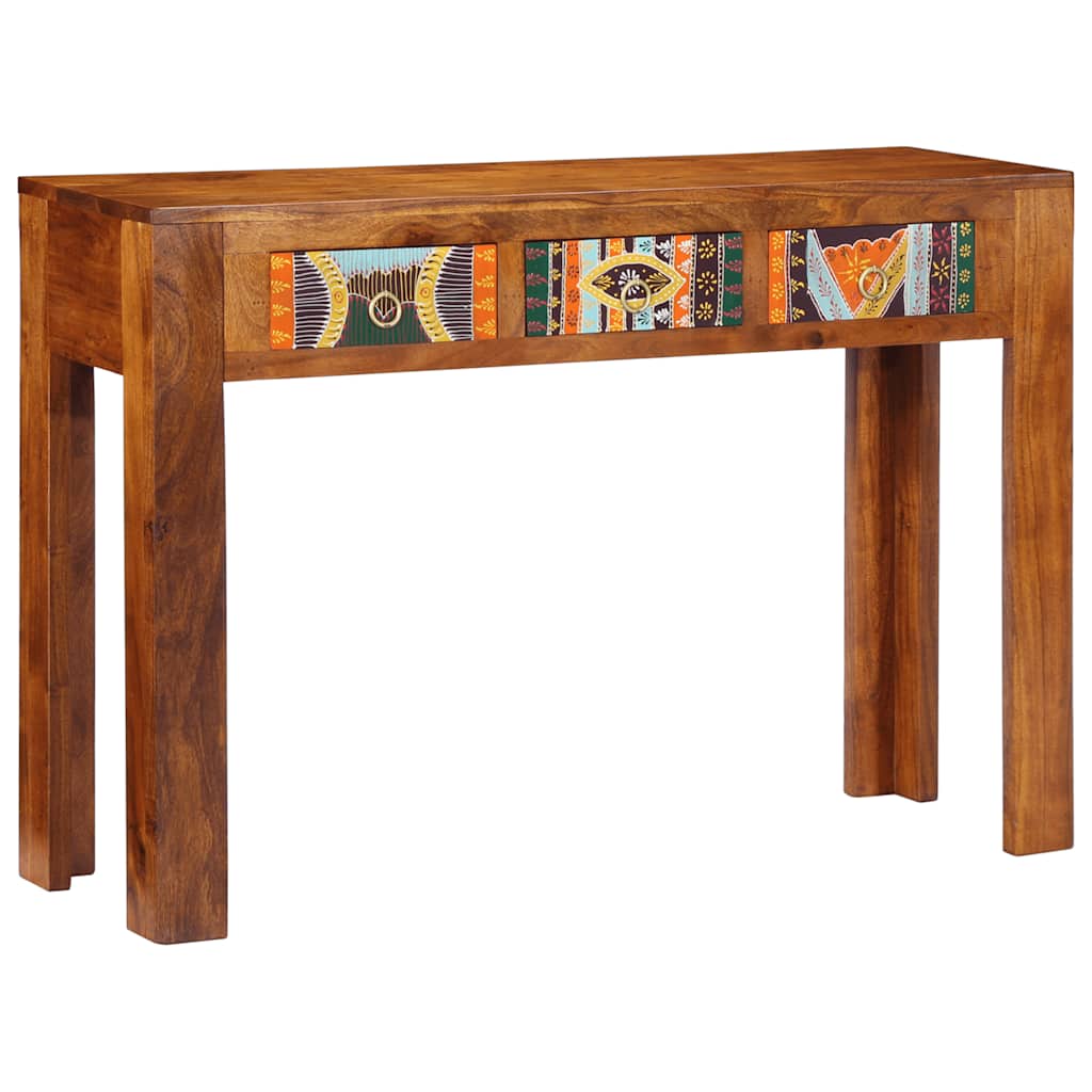 vidaXL Masă consolă, 110x35x75 cm, lemn masiv de acacia vidaXL Masă consolă, 110x35x75 cm, lemn masiv de acacia