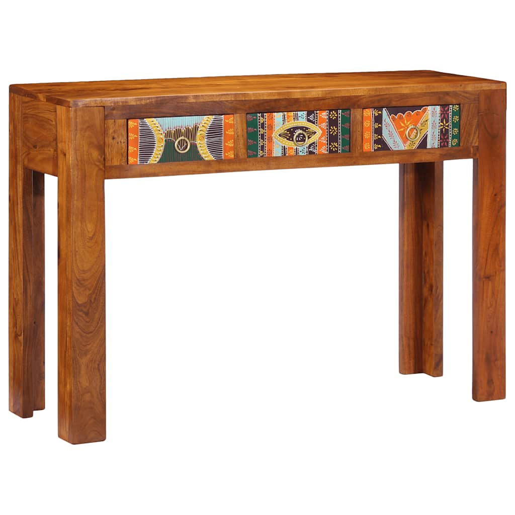 vidaXL Masă consolă, 110x35x75 cm, lemn masiv de acacia vidaXL Masă consolă, 110x35x75 cm, lemn masiv de acacia