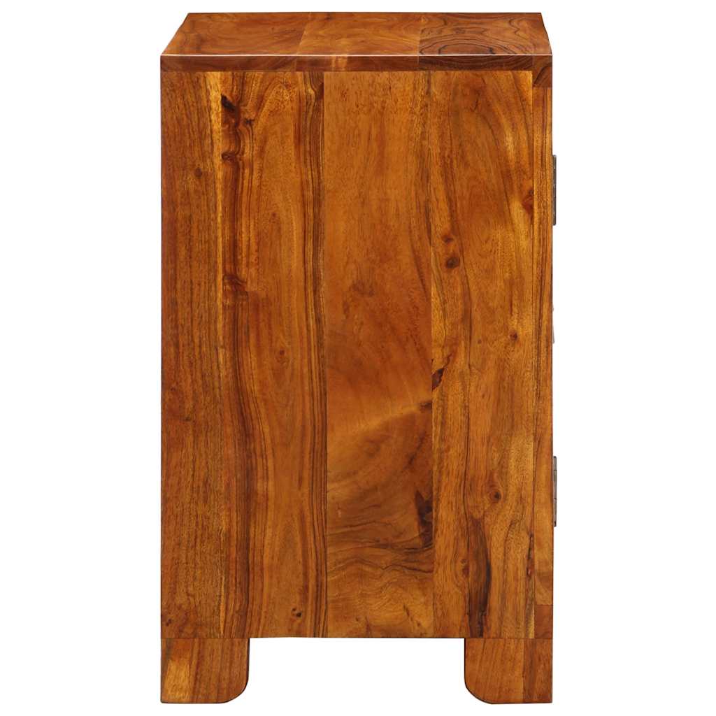 vidaXL Bufetă multicolor 50x35x60 din lemn masiv de salcâm